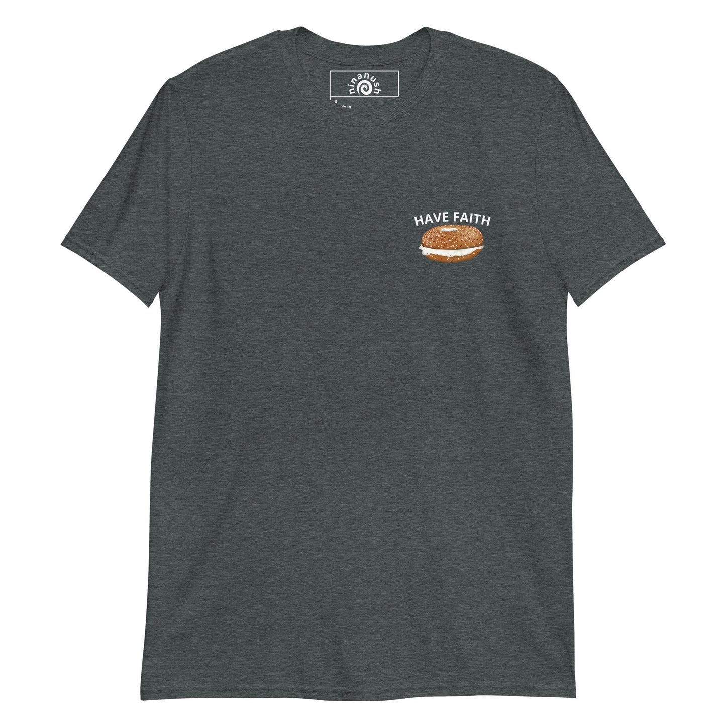 Have Faith Bagel T-Shirt - ninanush
