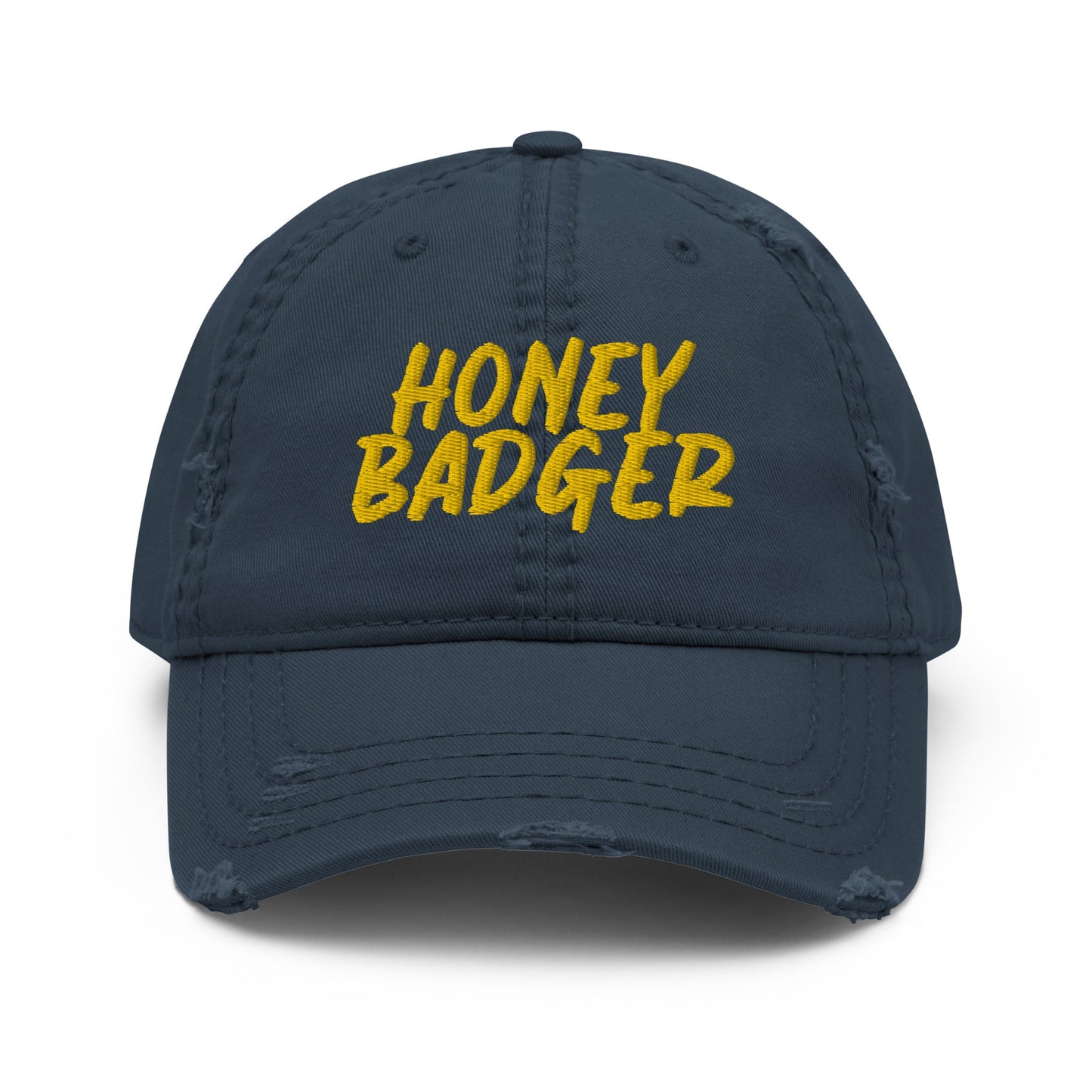 Honey Badger Distressed Dad Hat - ninanush