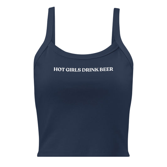 Hot Girls Drink Beer Tank Top - ninanush