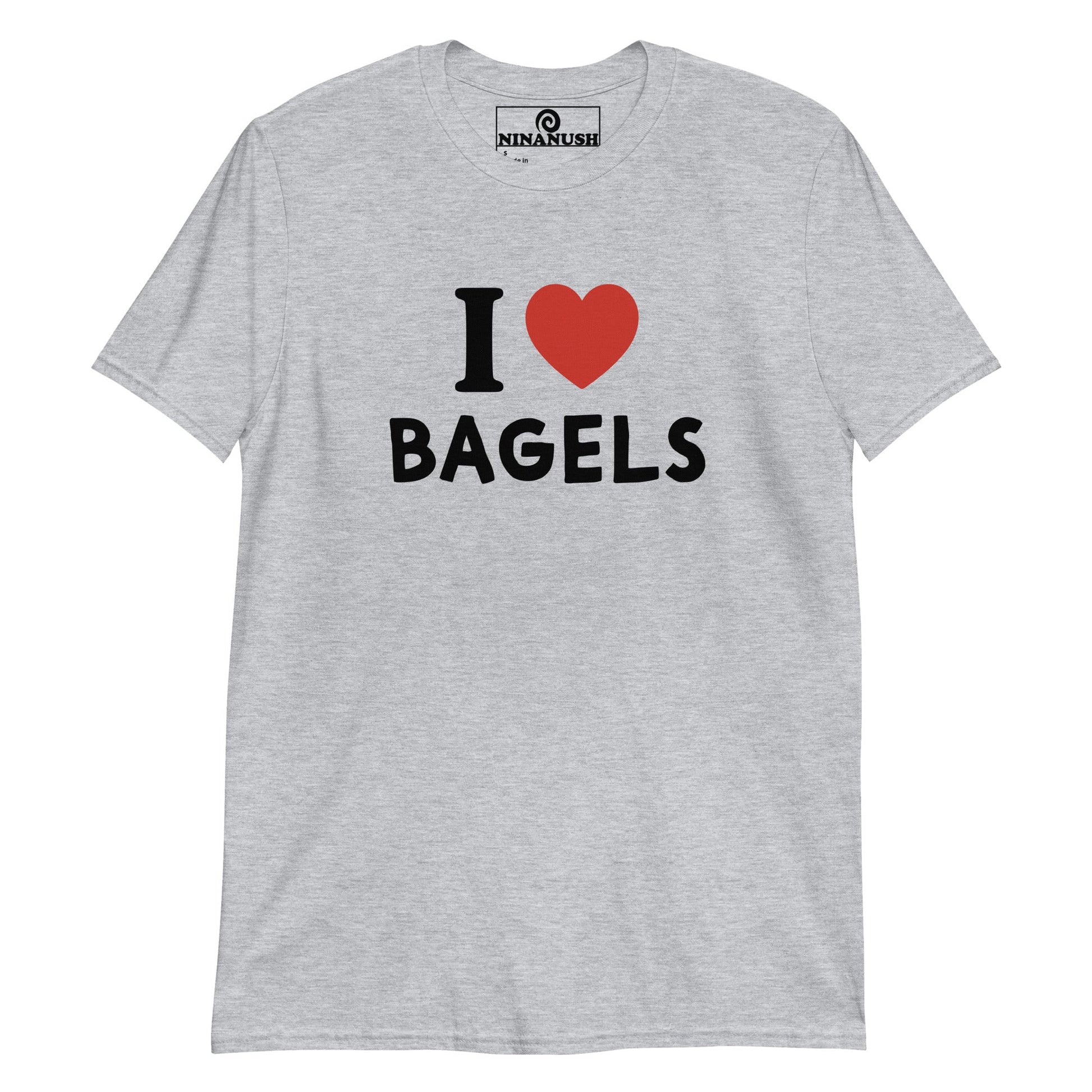 I Love Bagels T-Shirt - ninanush