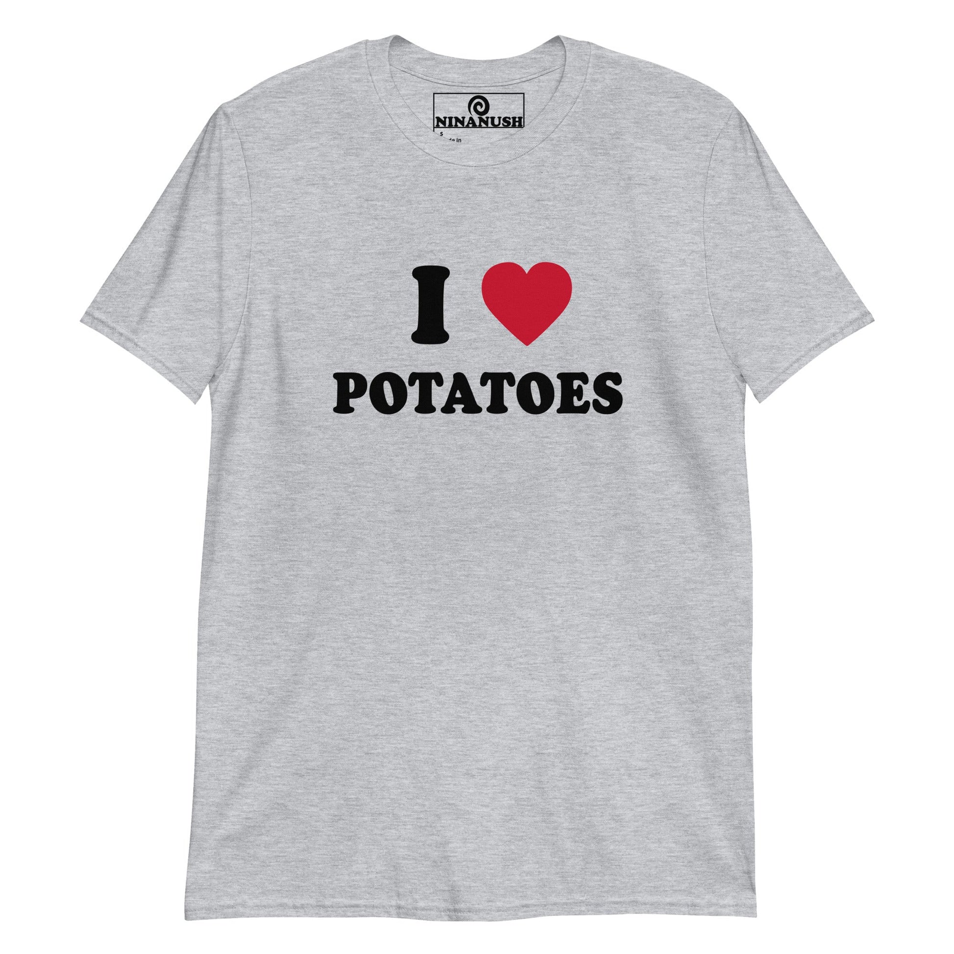 I Love Potatoes T-Shirt - ninanush
