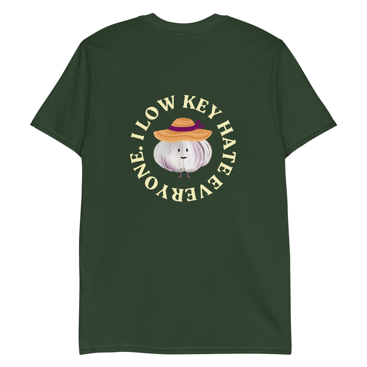 I Low Key Hate Everyone Garlic T-Shirt - ninanush