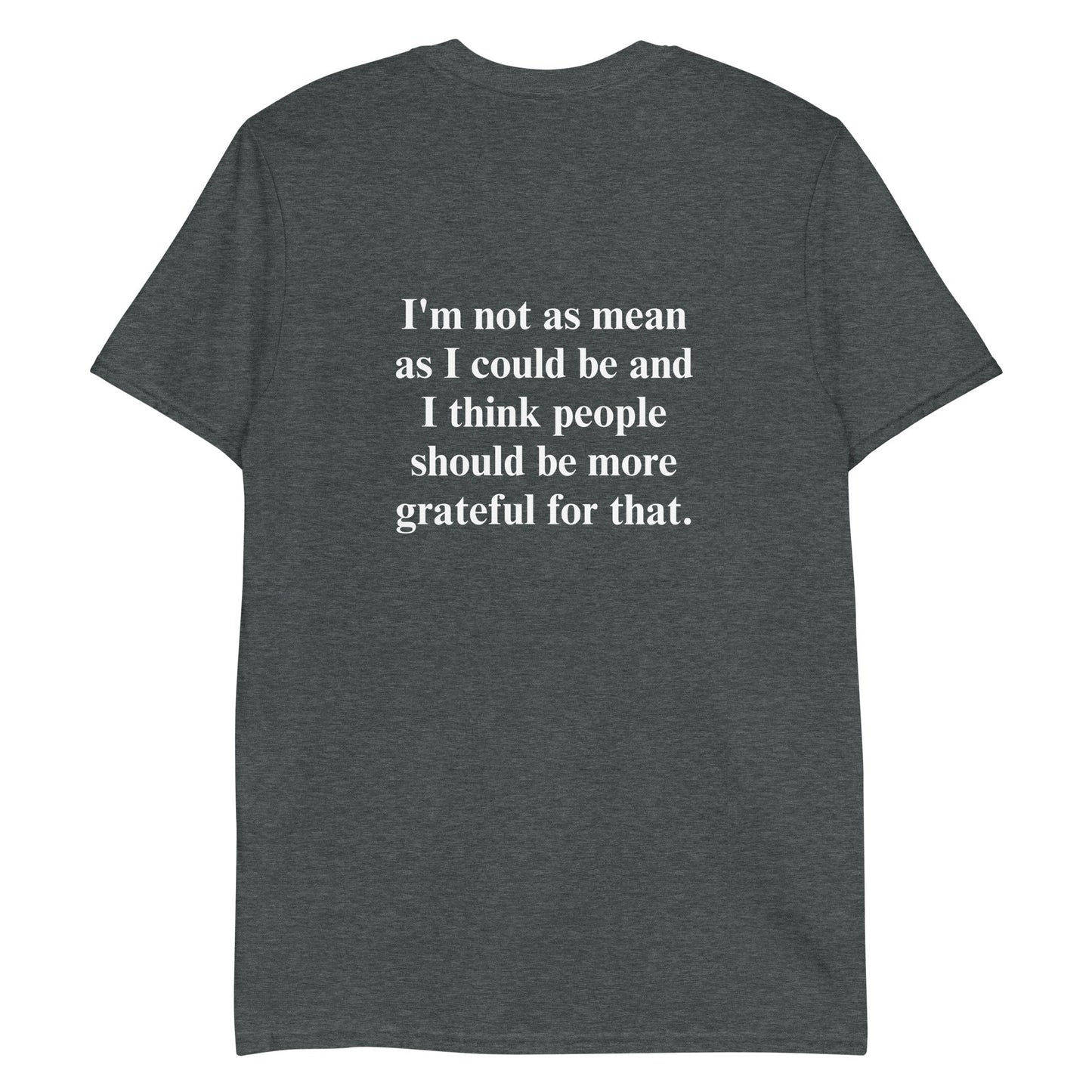 I'm Not As Mean As I could Be T-Shirt - ninanush