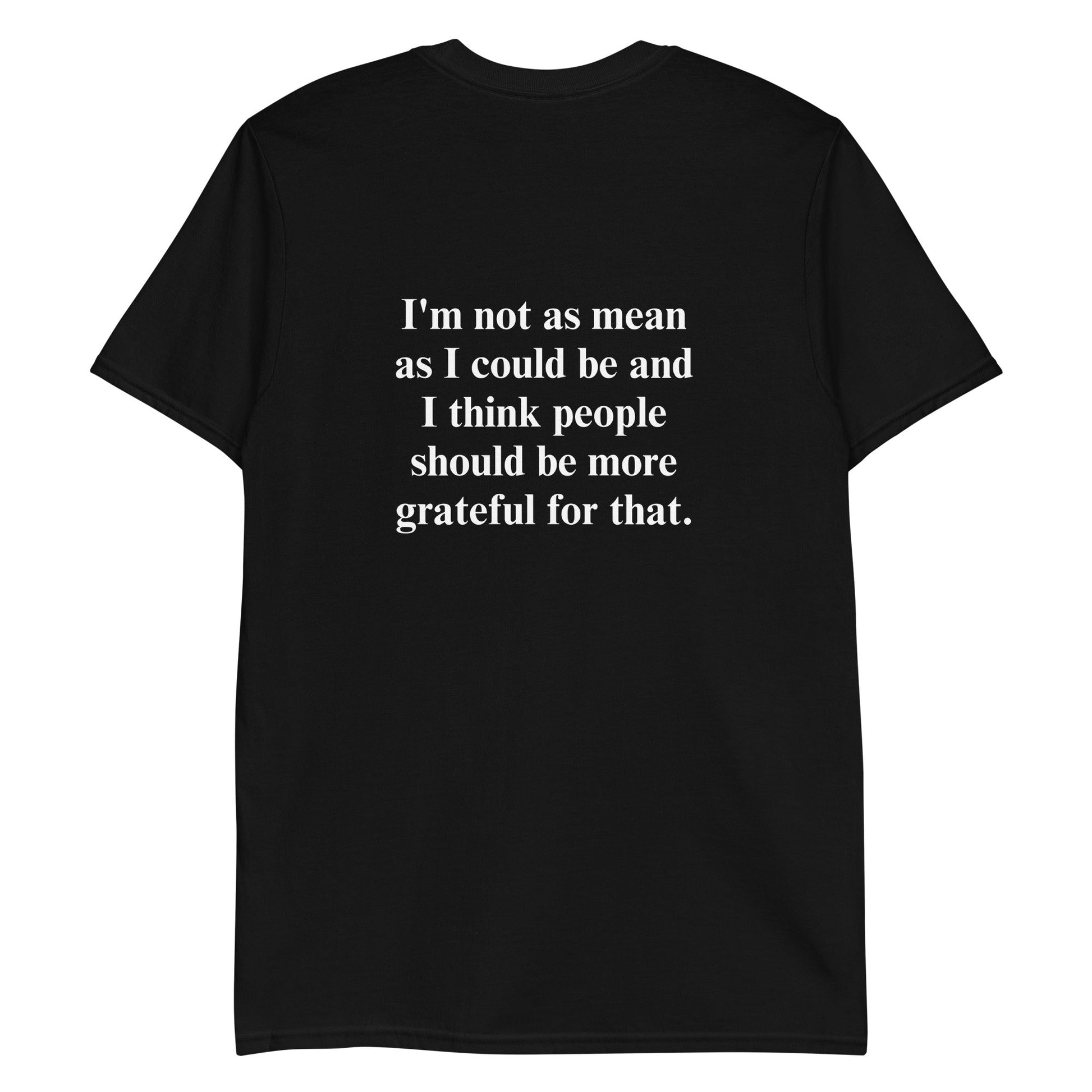 I'm Not As Mean As I could Be T-Shirt - ninanush