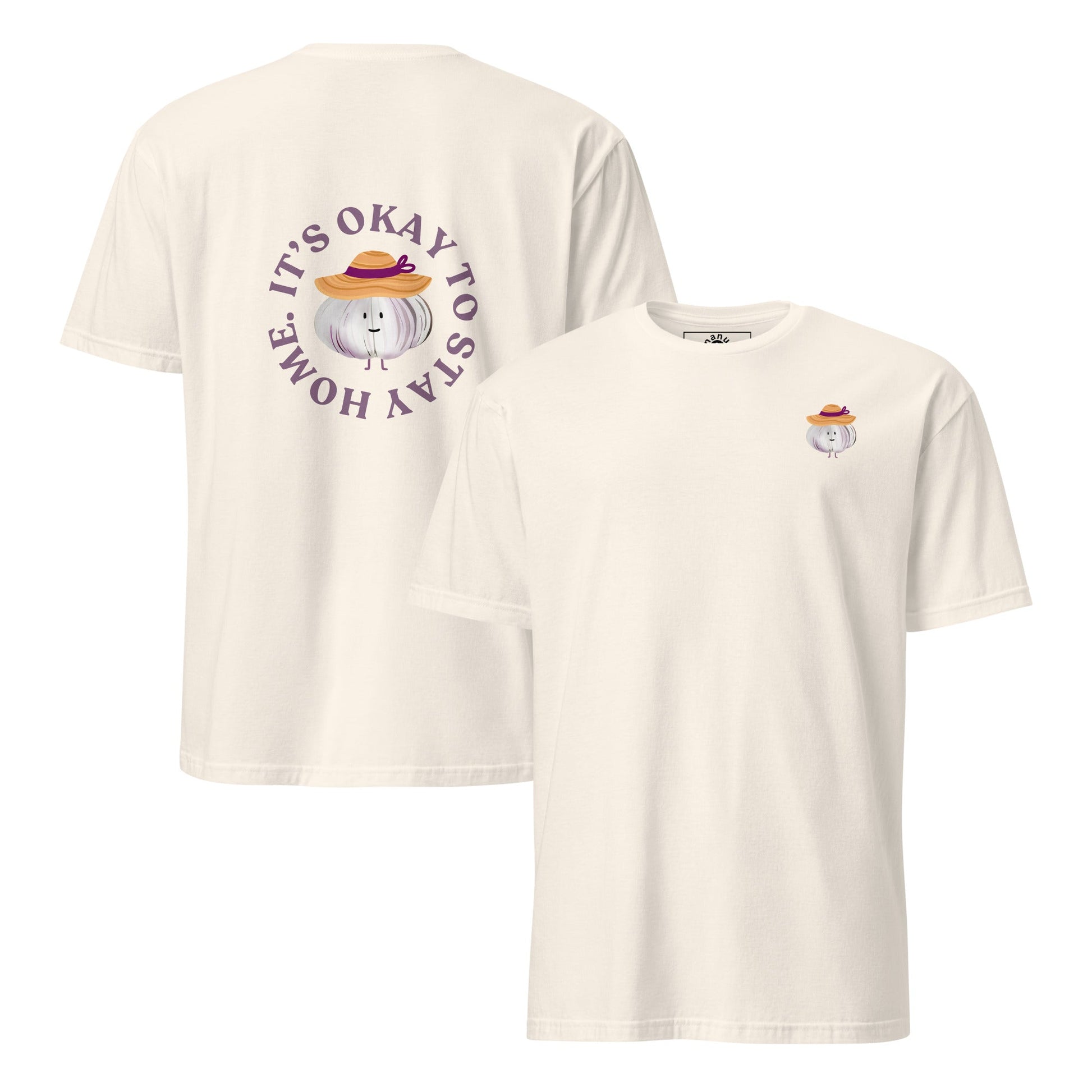 It’s Okay To Stay Home Garlic T-Shirt - ninanush