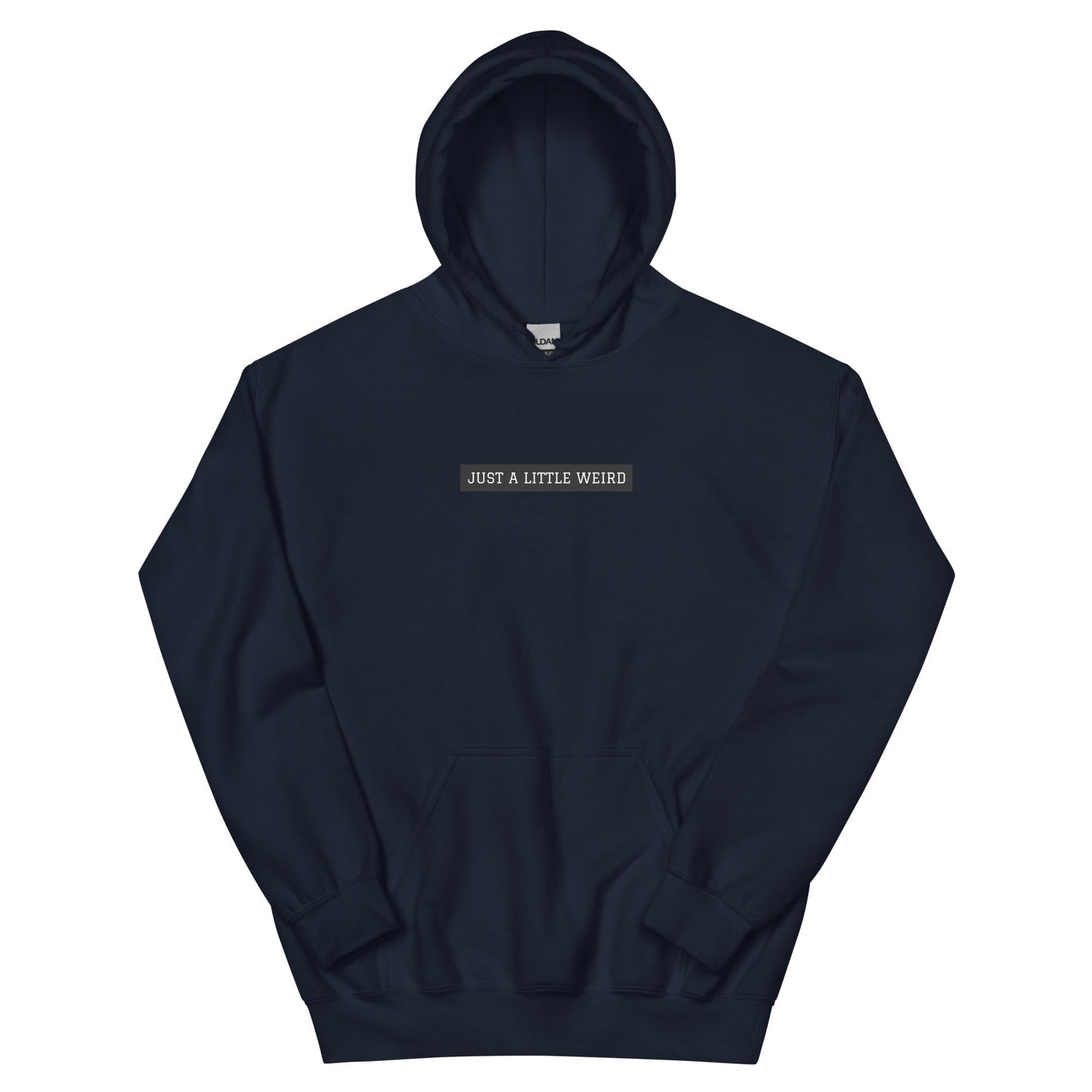 Just a Little Weird Message Hoodie - ninanush