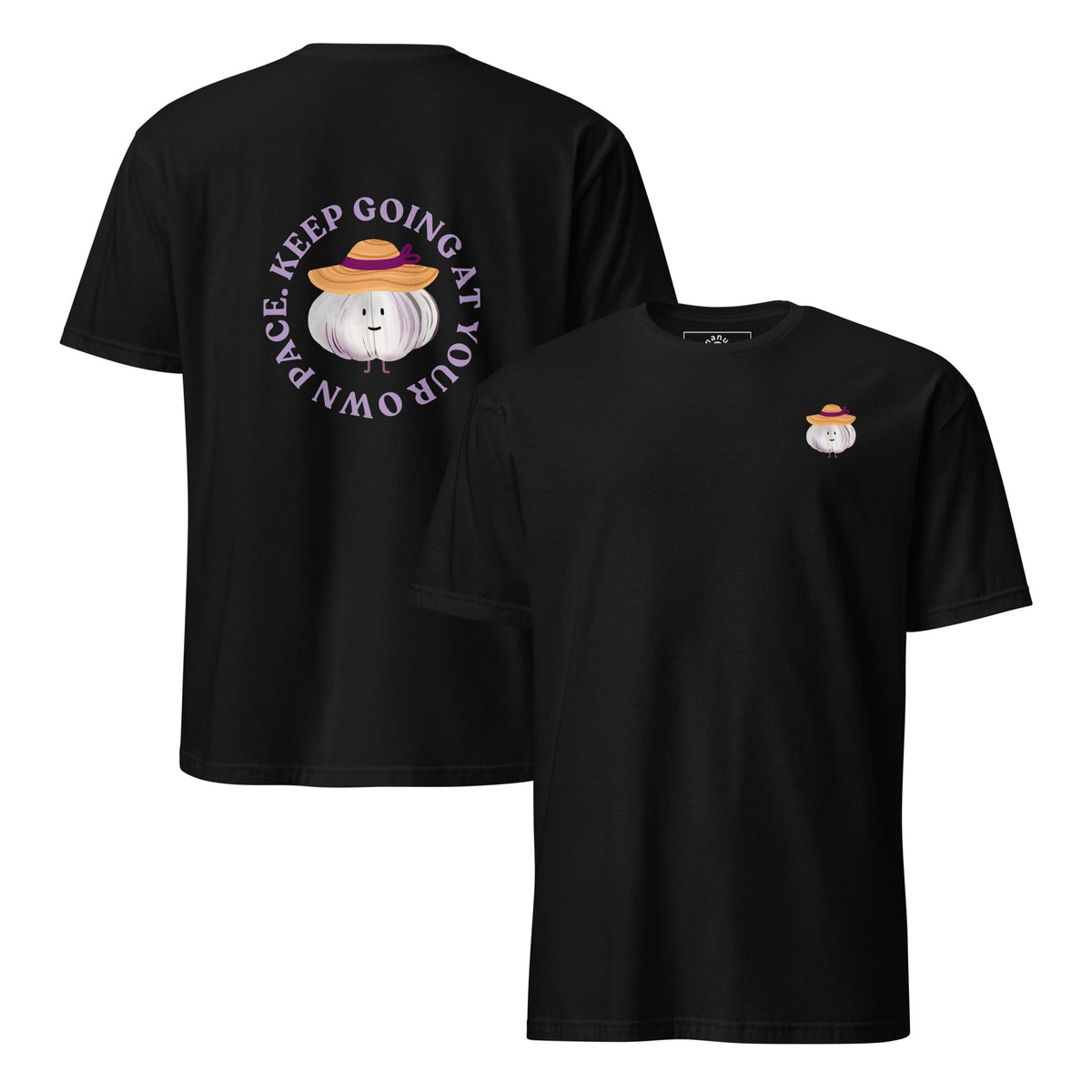 Keep Going At Your Own Pace Garlic T-Shirt - ninanush