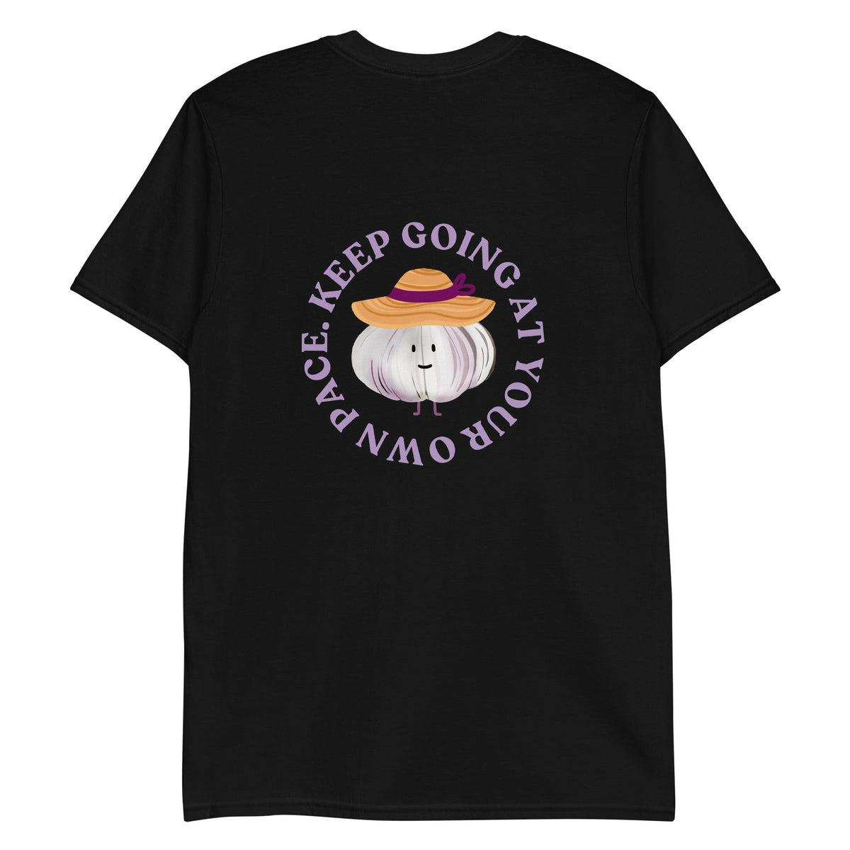 Keep Going At Your Own Pace Garlic T-Shirt - ninanush