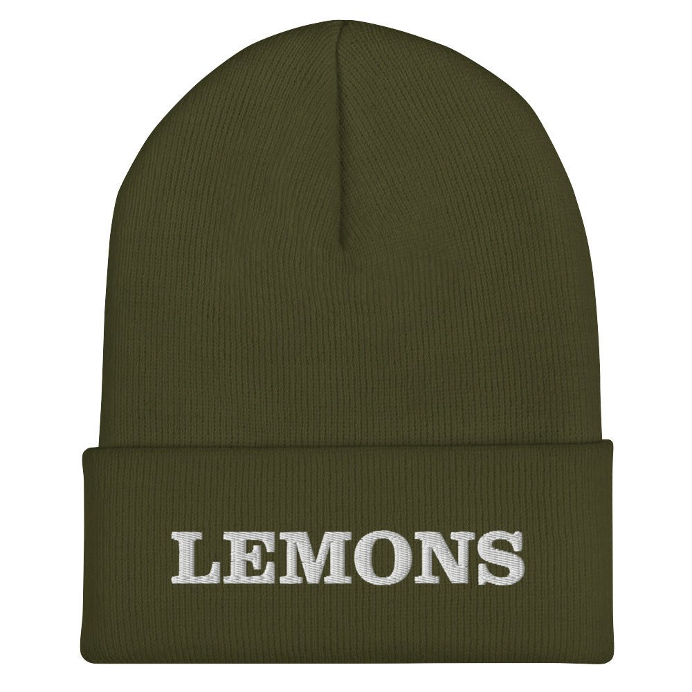 Lemons Cuffed Beanie - ninanush