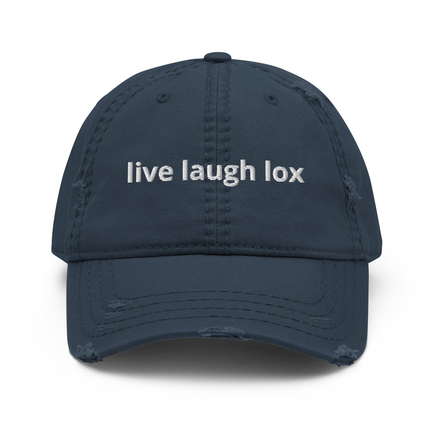 Live Laugh Lox Distressed Dad Hat - ninanush