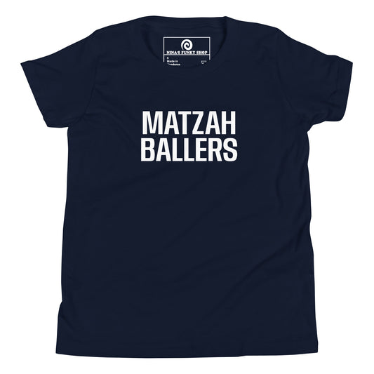 Matzah Ballers Youth T-Shirt - ninanush