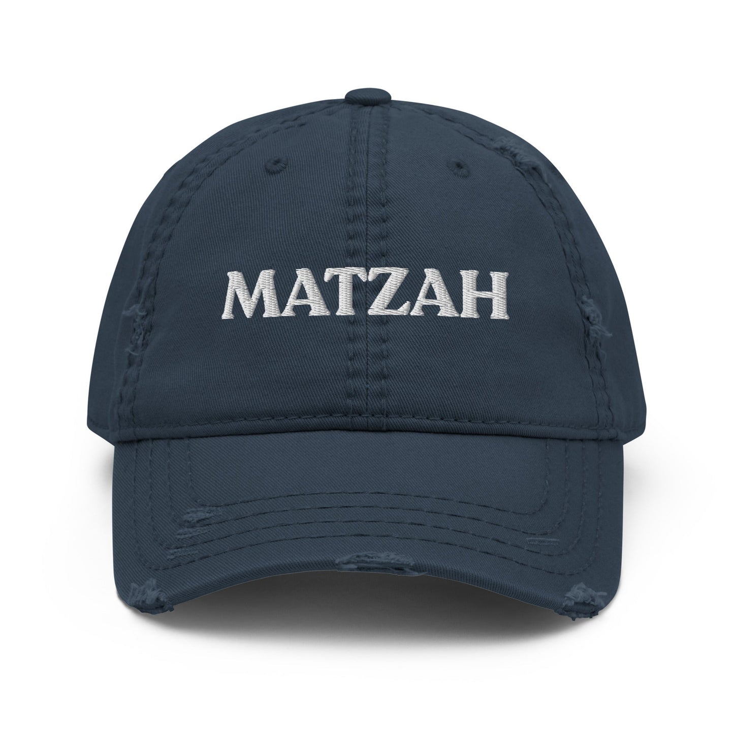 Matzah Distressed Dad Hat - ninanush