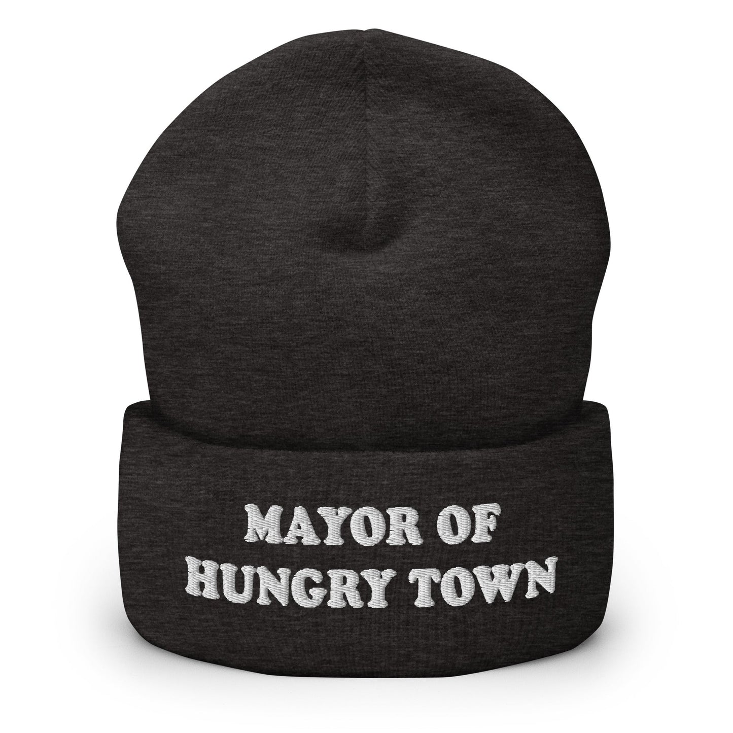 Mayor Of Hungry Town Cuffed Beanie - ninanush