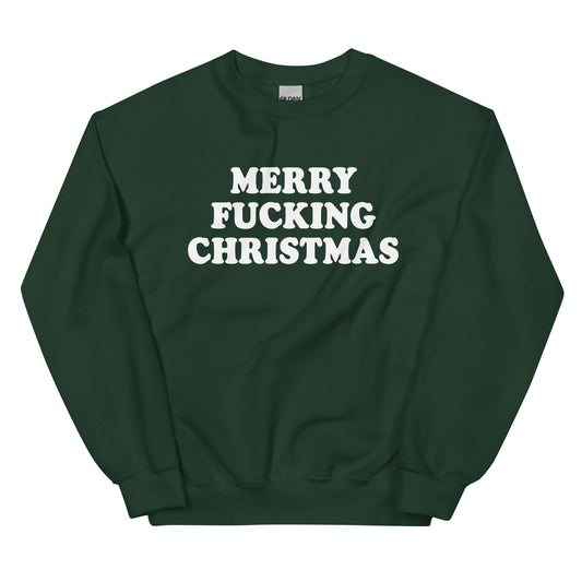 Merry F*cking Christmas Sweatshirt - ninanush