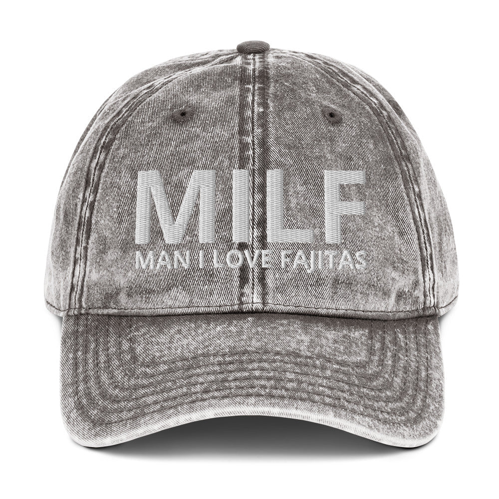 MILF Man I Love Fajitas Vintage Dad Hat - ninanush