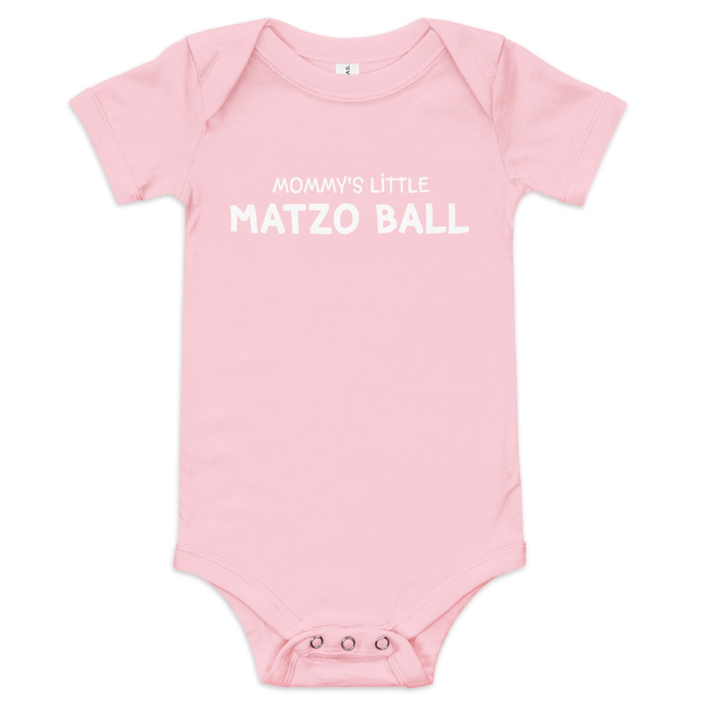 Mommy's Little Matzo Ball Baby Short Sleeve Onesie - ninanush