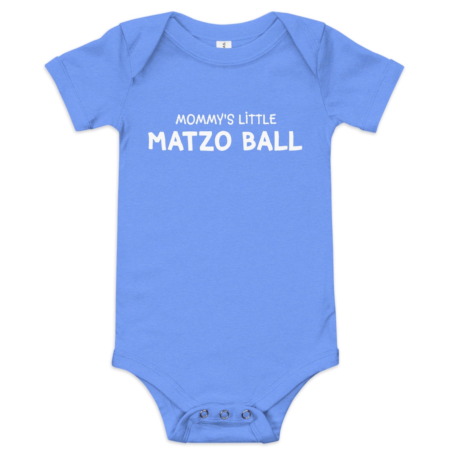 Mommy's Little Matzo Ball Baby Short Sleeve Onesie - ninanush