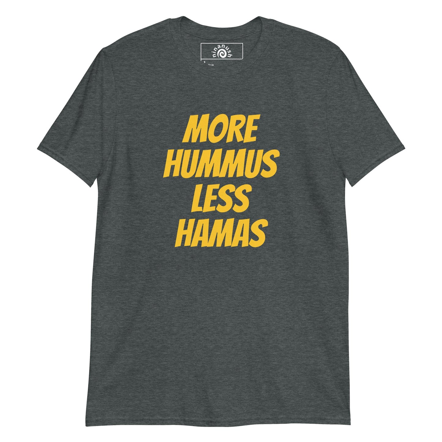 More Hummus Less Hamas T-Shirt - ninanush