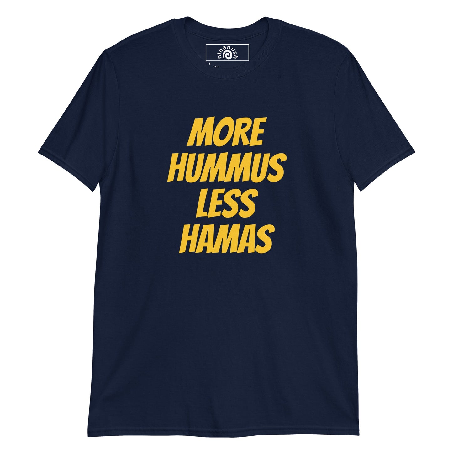 More Hummus Less Hamas T-Shirt - ninanush