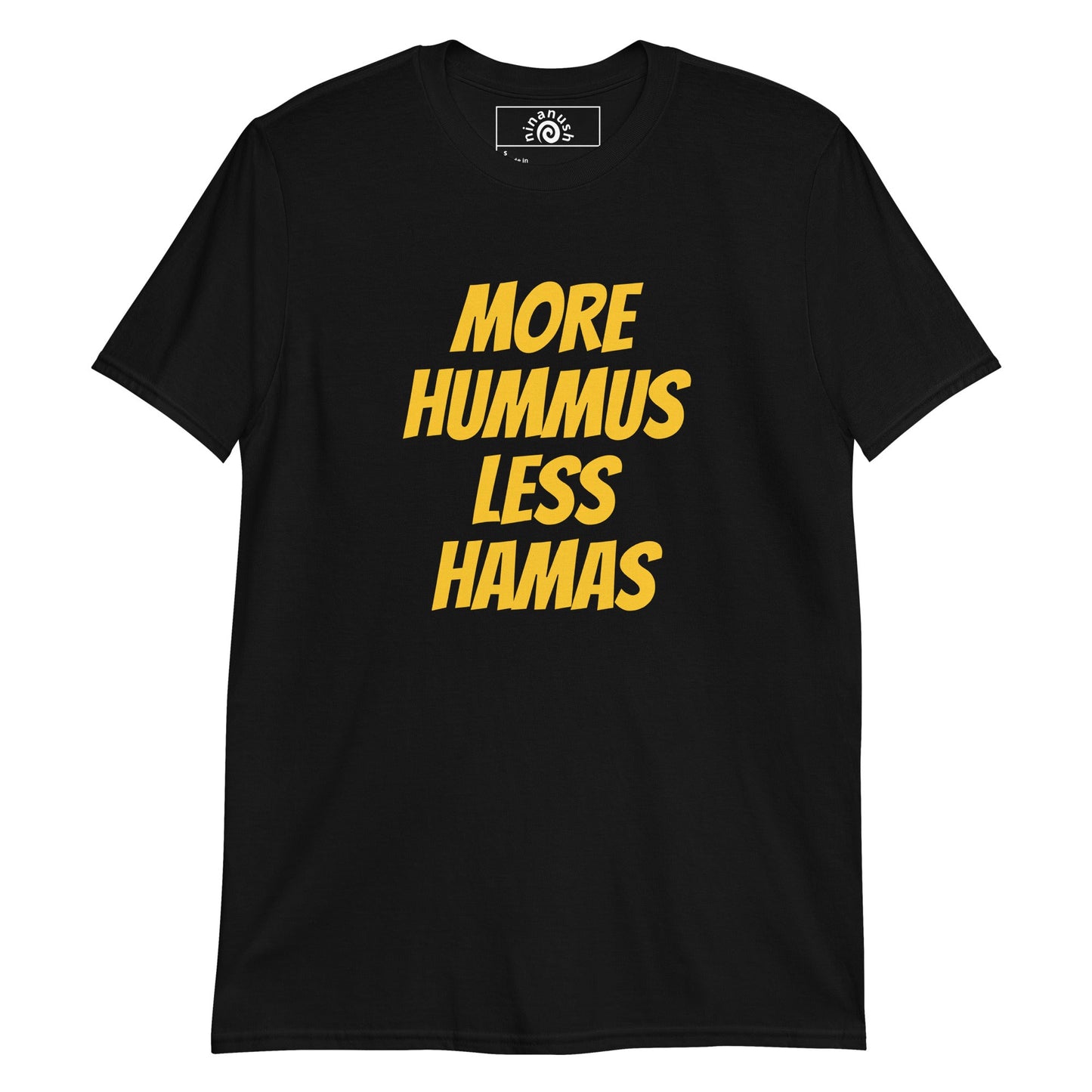 More Hummus Less Hamas T-Shirt - ninanush