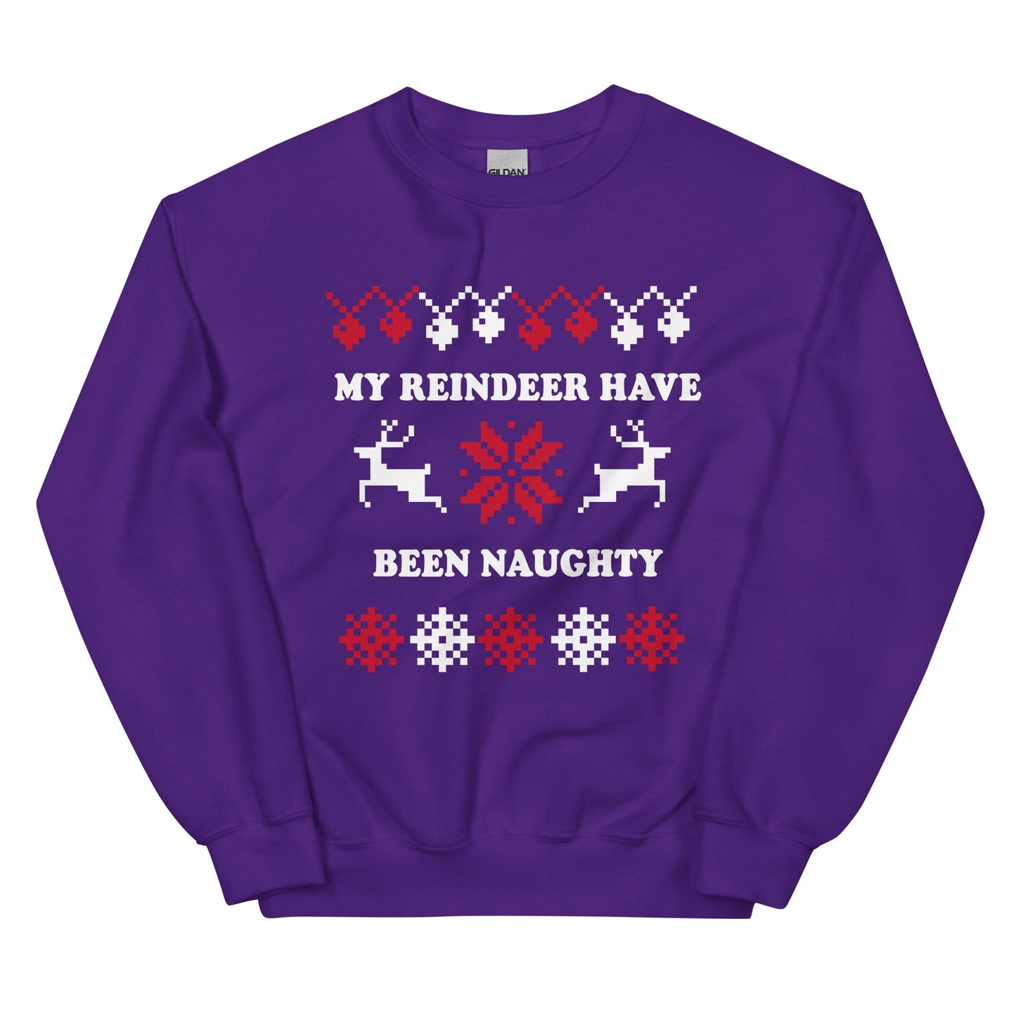 My Reindeer Have Been Naughty Christmas Sweatshirt - ninanush