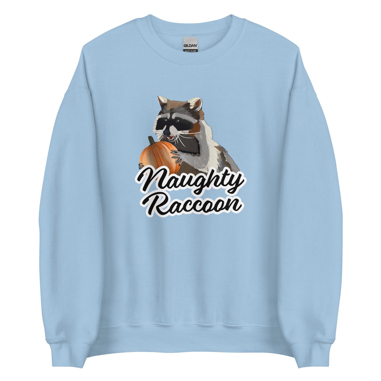 Naughty Pumpkin Raccoon Sweatshirt - ninanush