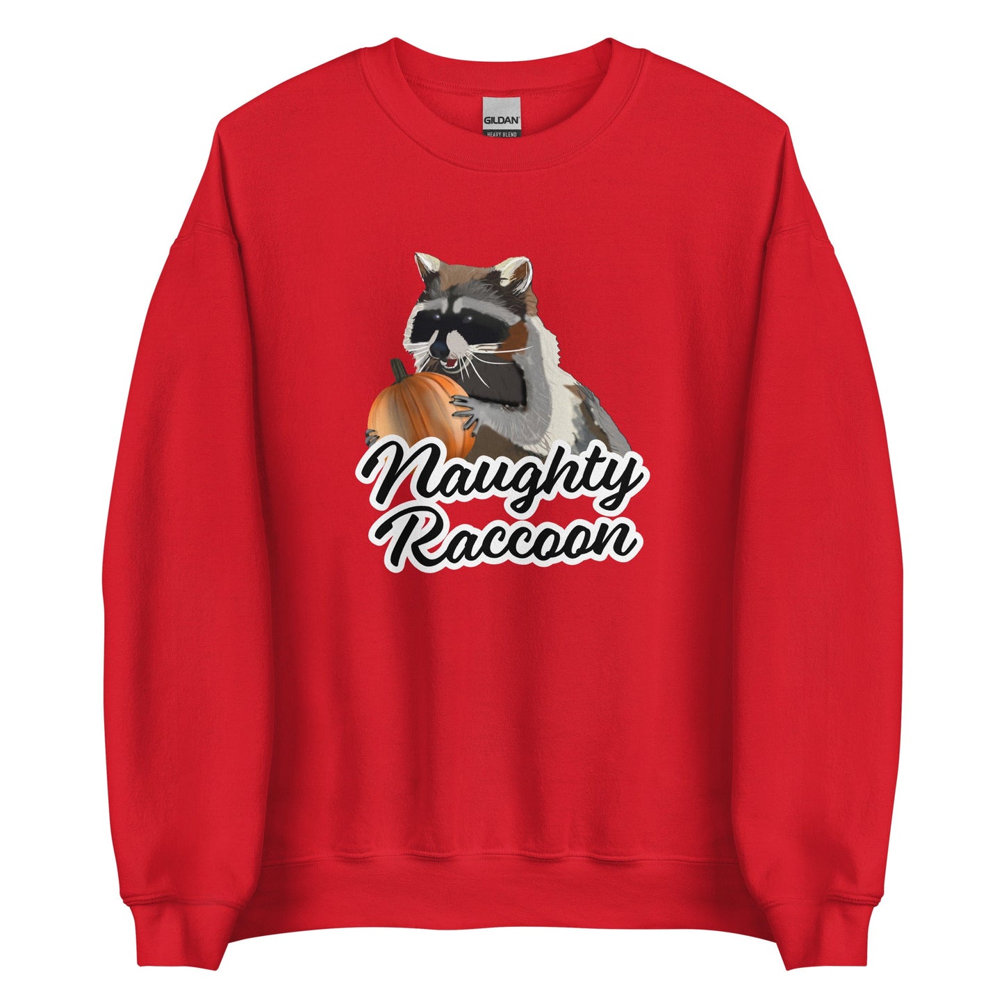 Naughty Pumpkin Raccoon Sweatshirt - ninanush