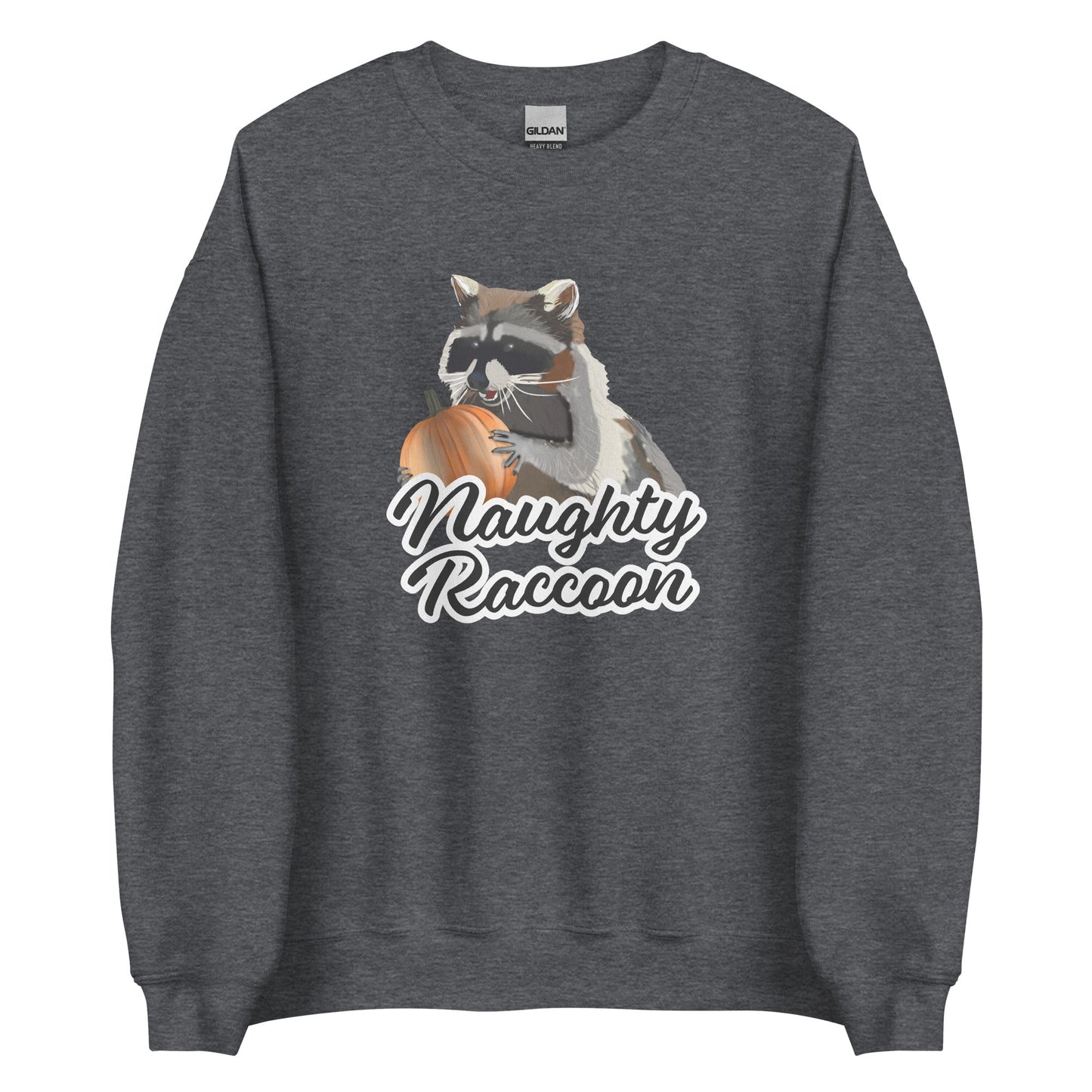 Naughty Pumpkin Raccoon Sweatshirt - ninanush
