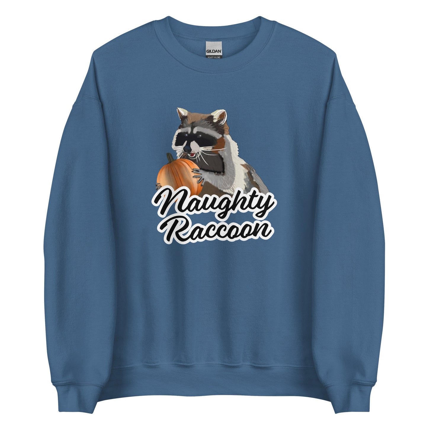 Naughty Pumpkin Raccoon Sweatshirt - ninanush
