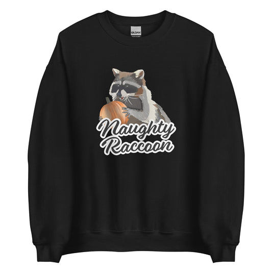 Naughty Pumpkin Raccoon Sweatshirt - ninanush