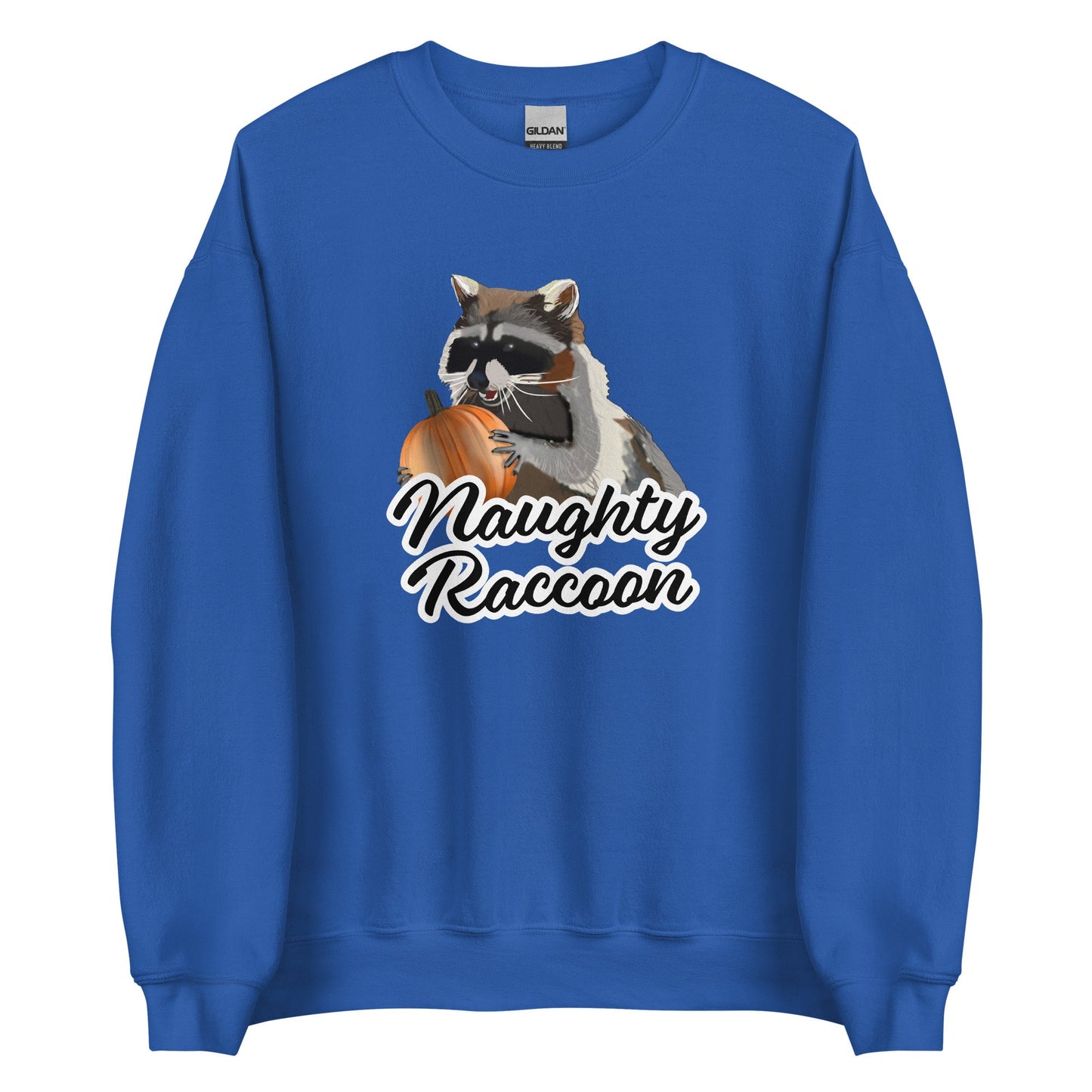 Naughty Pumpkin Raccoon Sweatshirt - ninanush
