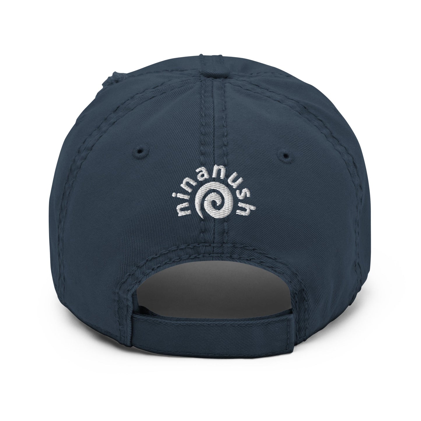 Naughty Raccoon Distressed Dad Hat - ninanush