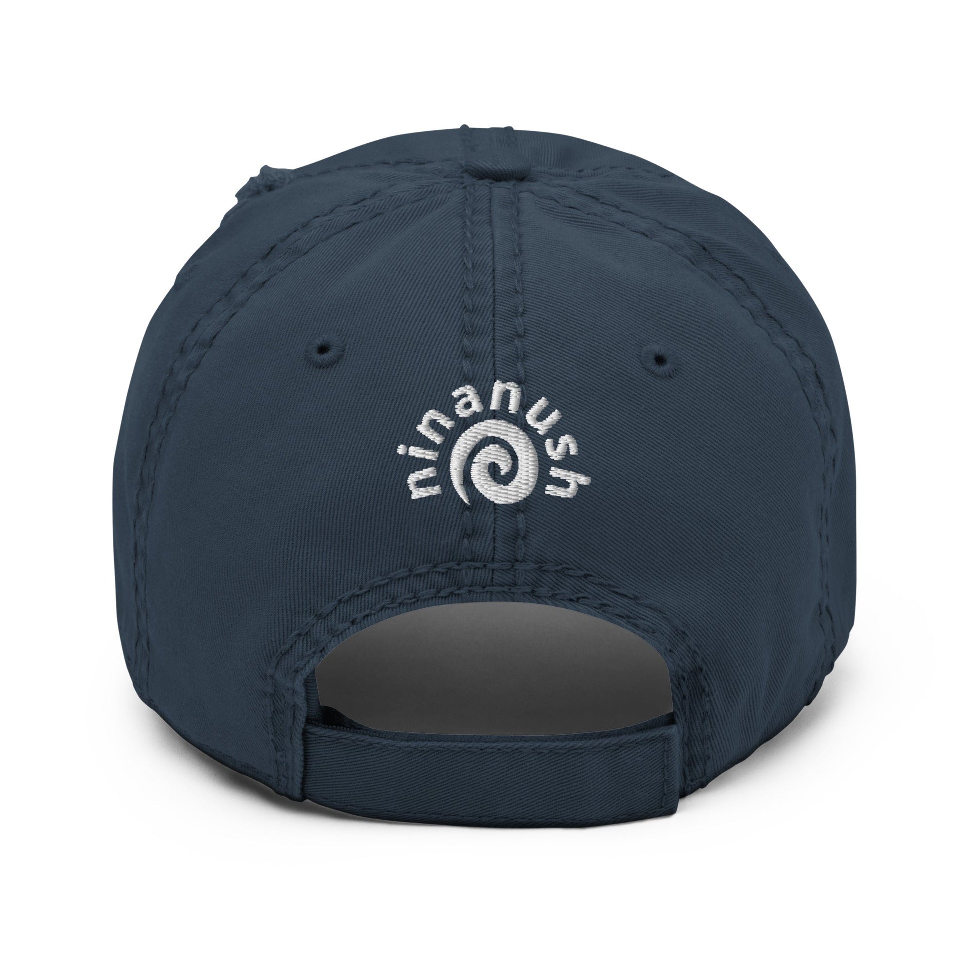 Naughty Raccoon Distressed Dad Hat - ninanush