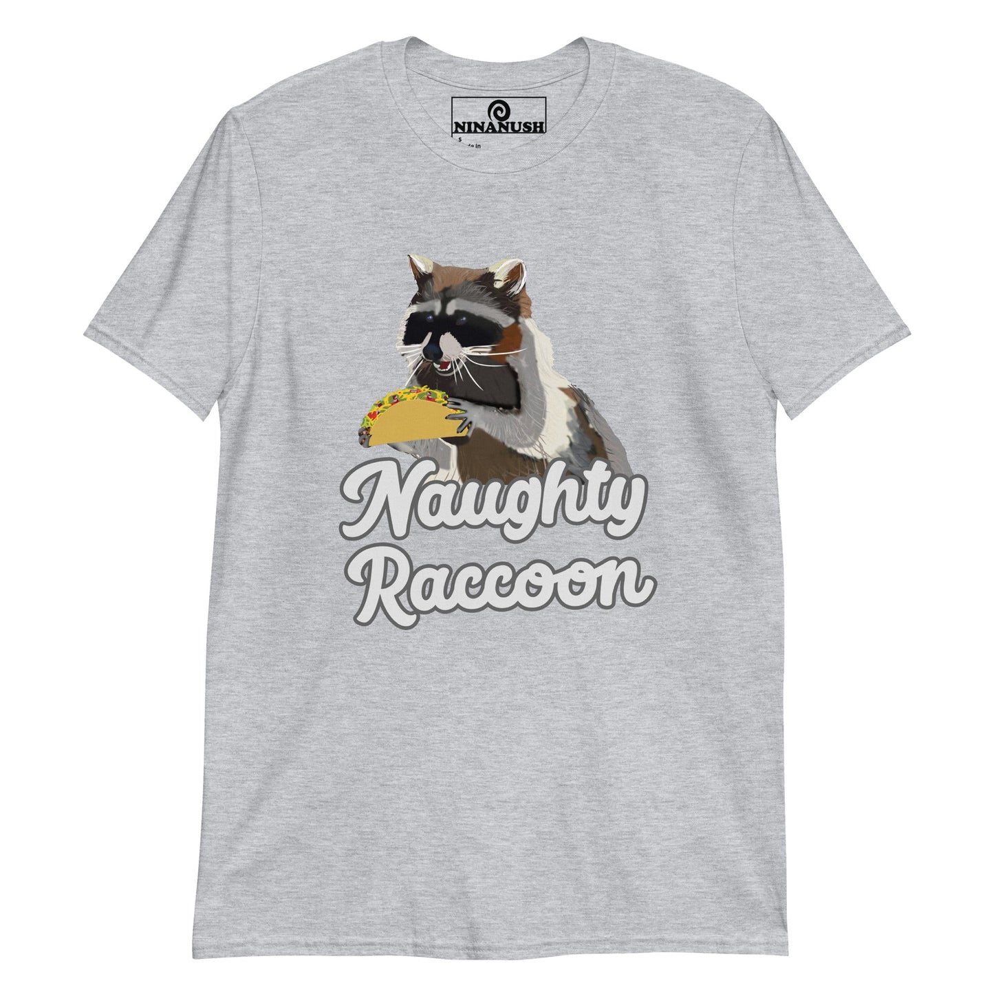 Naughty Raccoon Taco T-Shirt - ninanush
