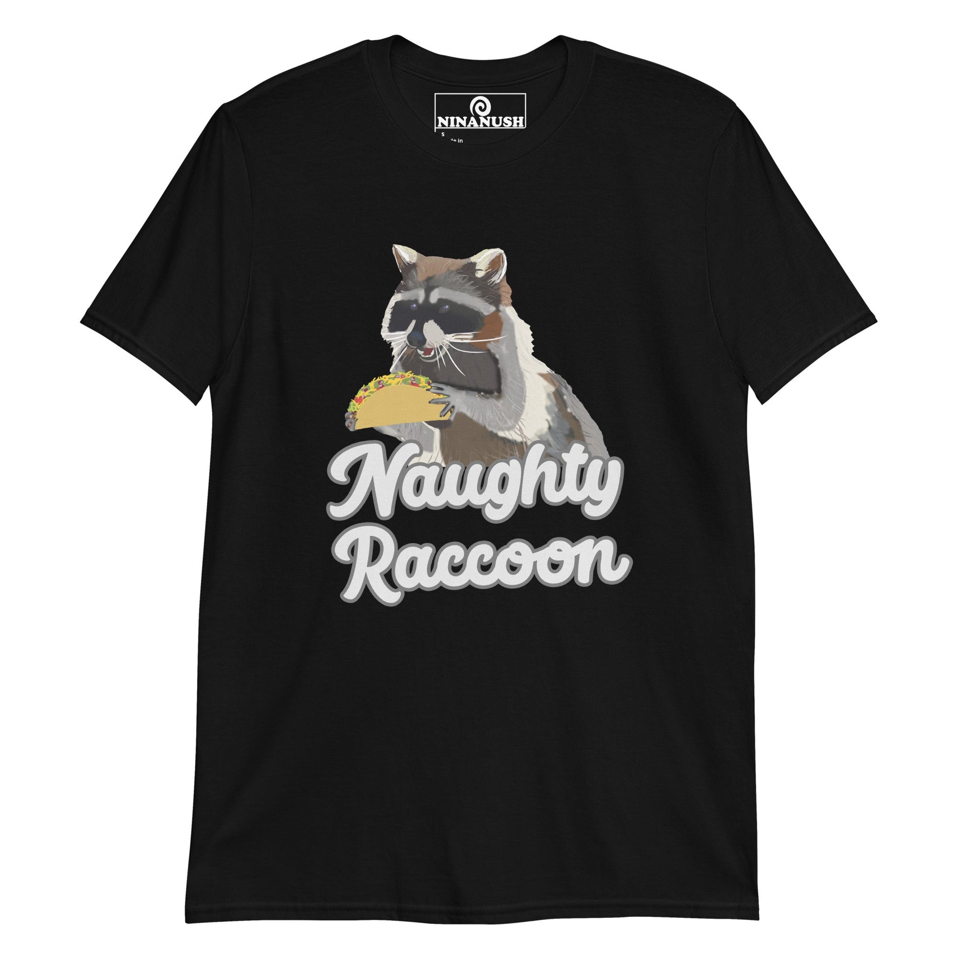 Naughty Raccoon Taco T-Shirt - ninanush