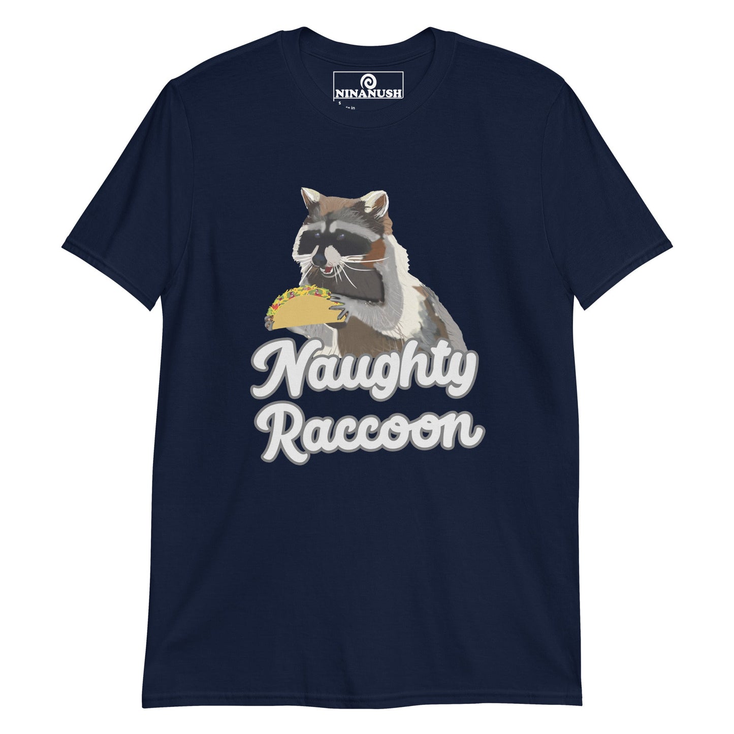 Naughty Raccoon Taco T-Shirt - ninanush