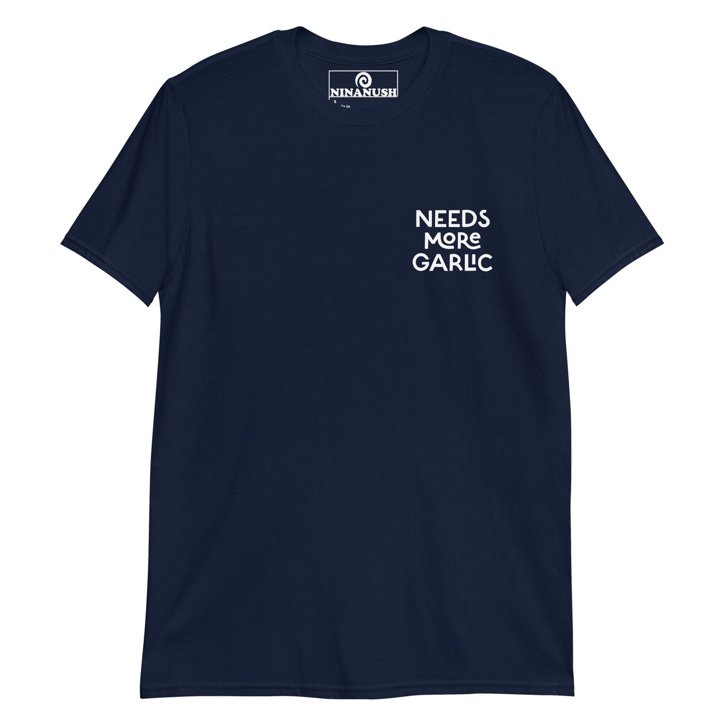 Needs More Garlic Logo T-Shirt - ninanush