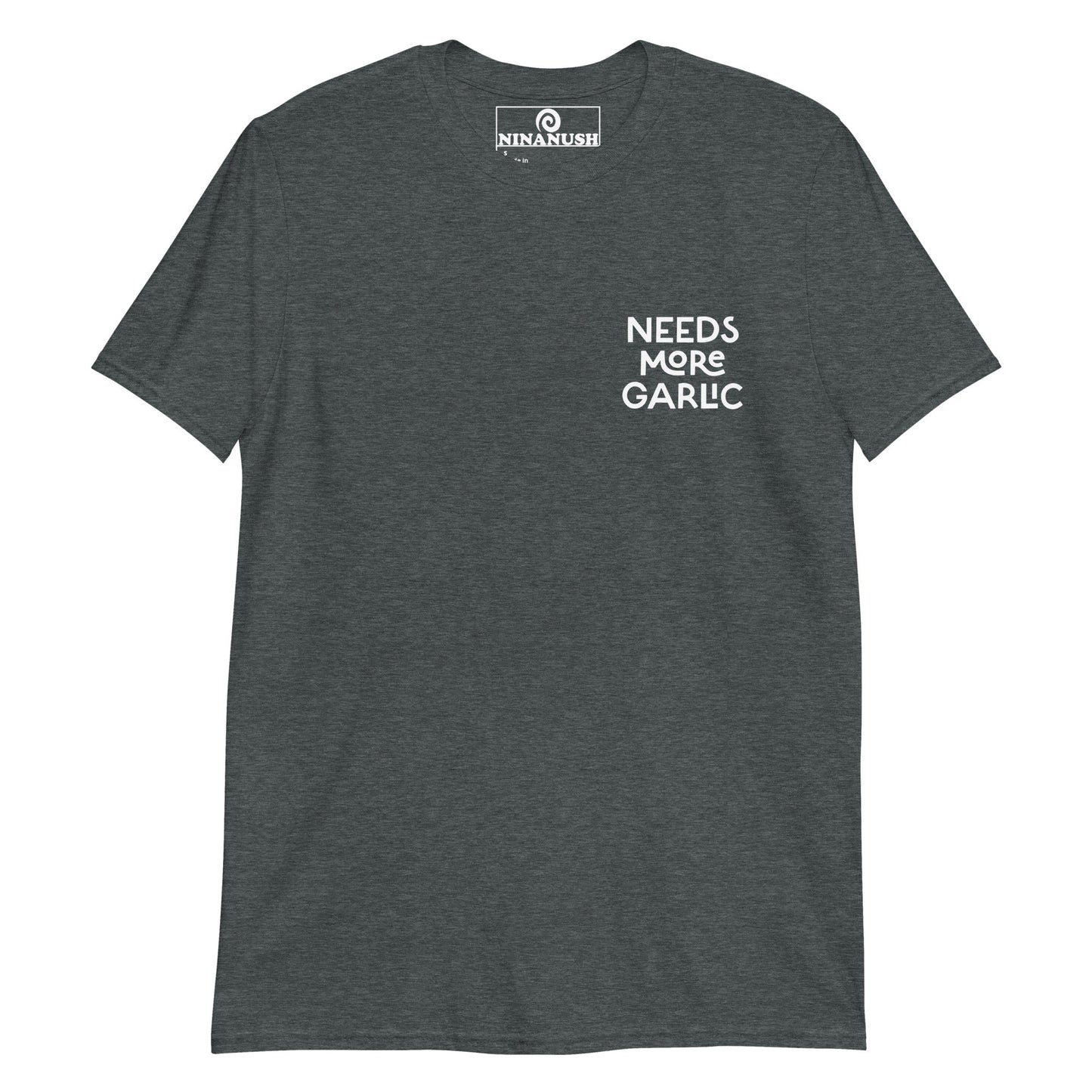 Needs More Garlic Logo T-Shirt - ninanush