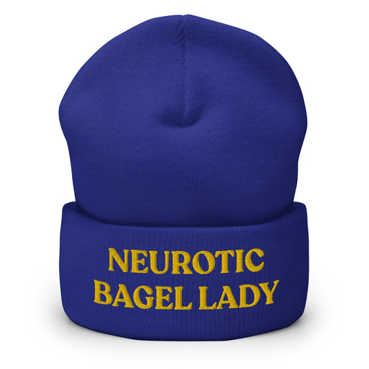 Neurotic Bagel Lady Cuffed Beanie - ninanush