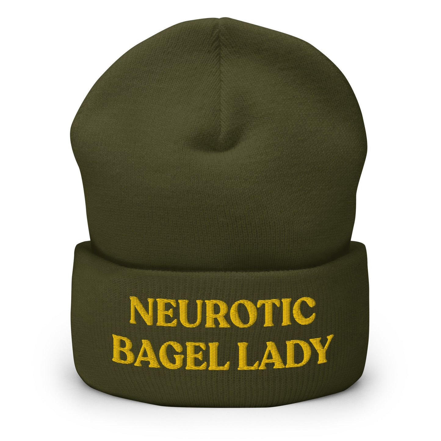 Neurotic Bagel Lady Cuffed Beanie - ninanush