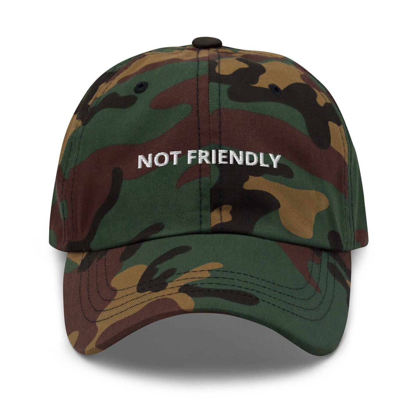 Not Friendly Dad Hat - ninanush