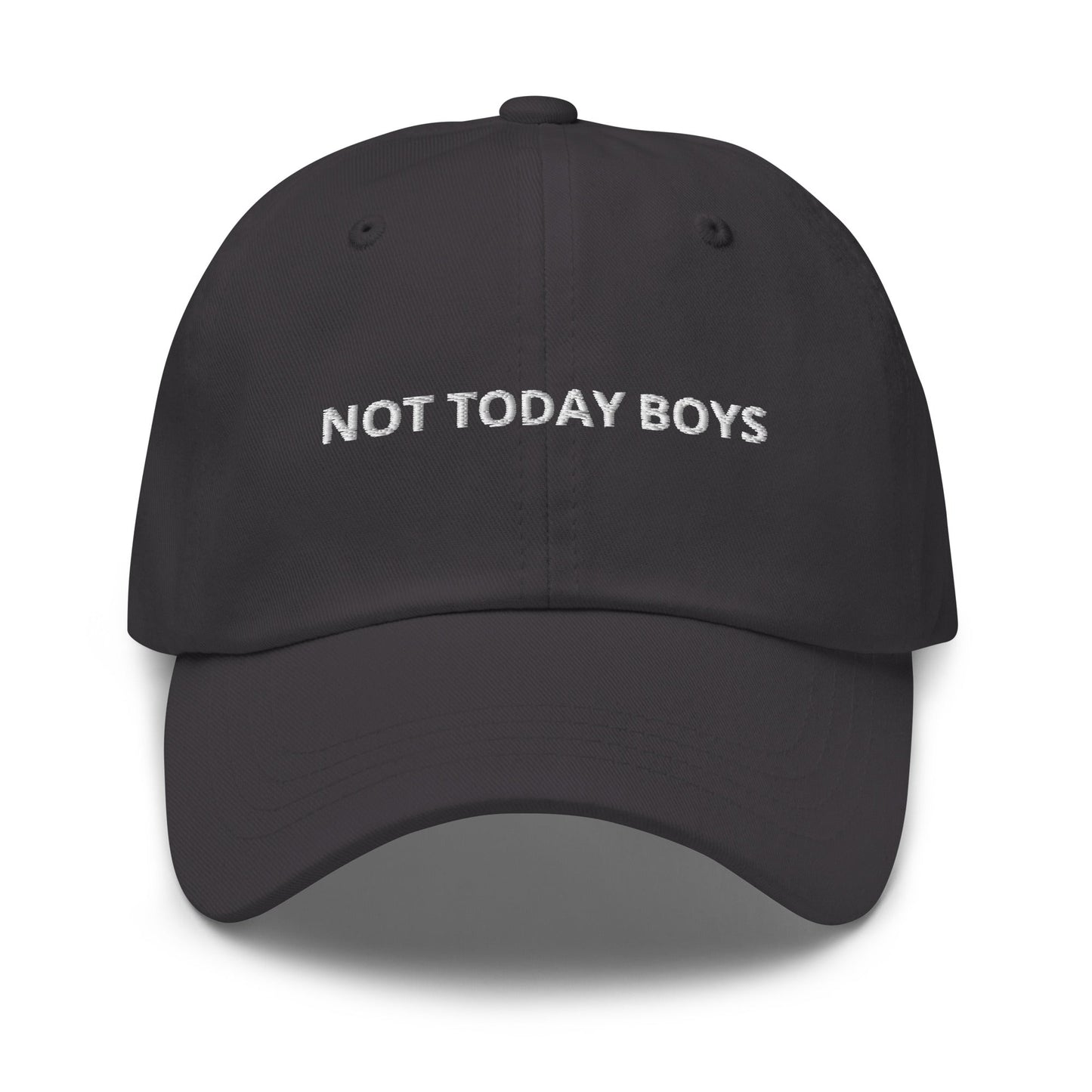 Not Today Boys Dad Hat - ninanush