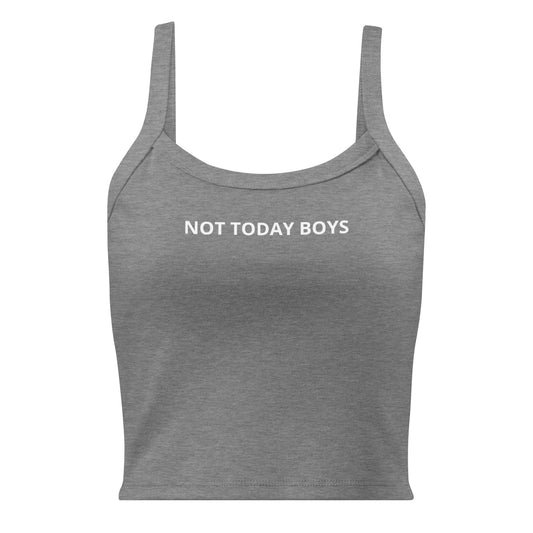 Not Today Boys Tank Top - ninanush