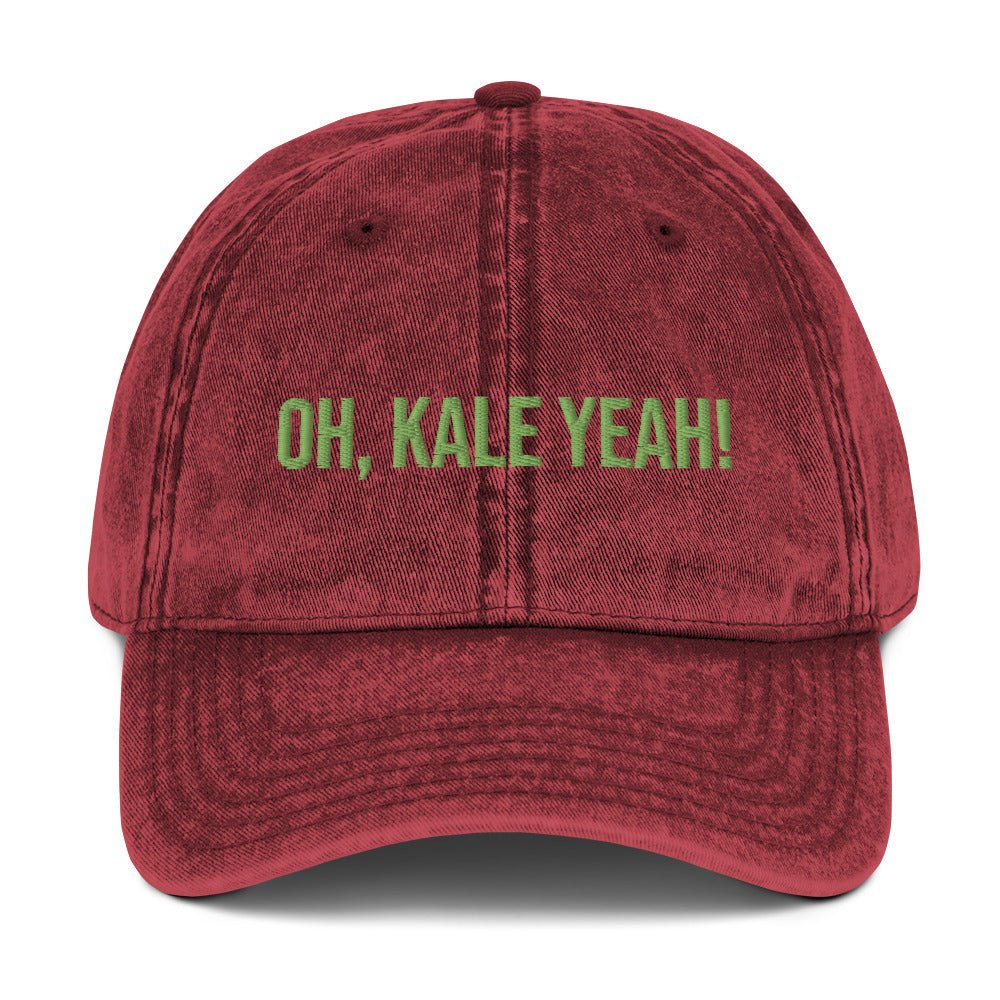 Oh, Kale Yeah! Vintage Dad Hat - ninanush