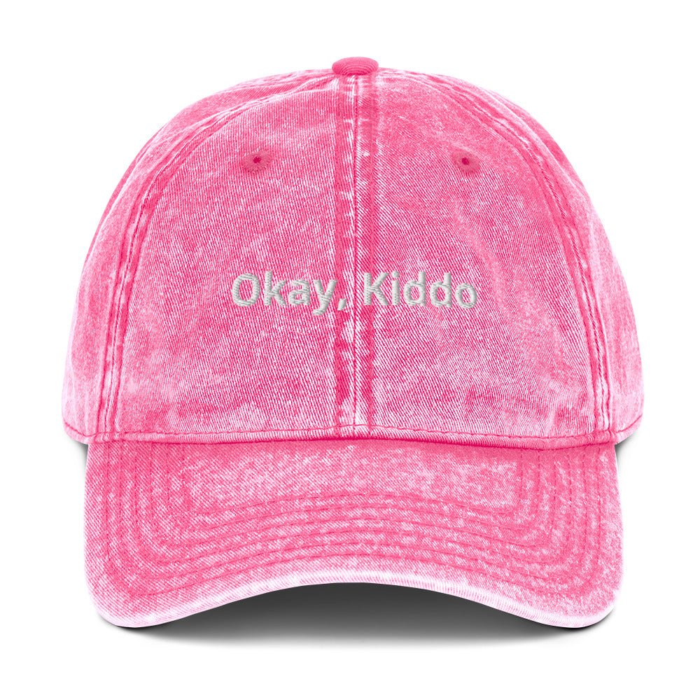Okay, Kiddo Vintage Dad Hat - ninanush