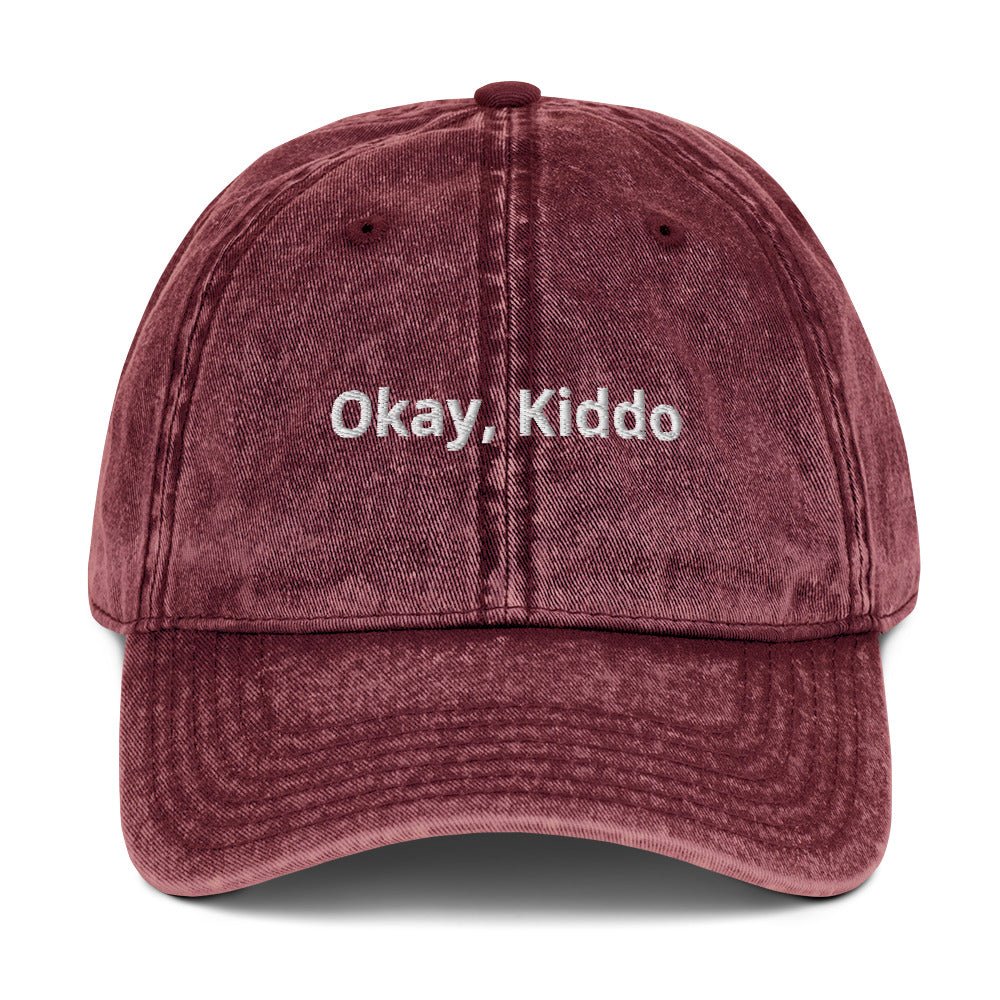 Okay, Kiddo Vintage Dad Hat - ninanush