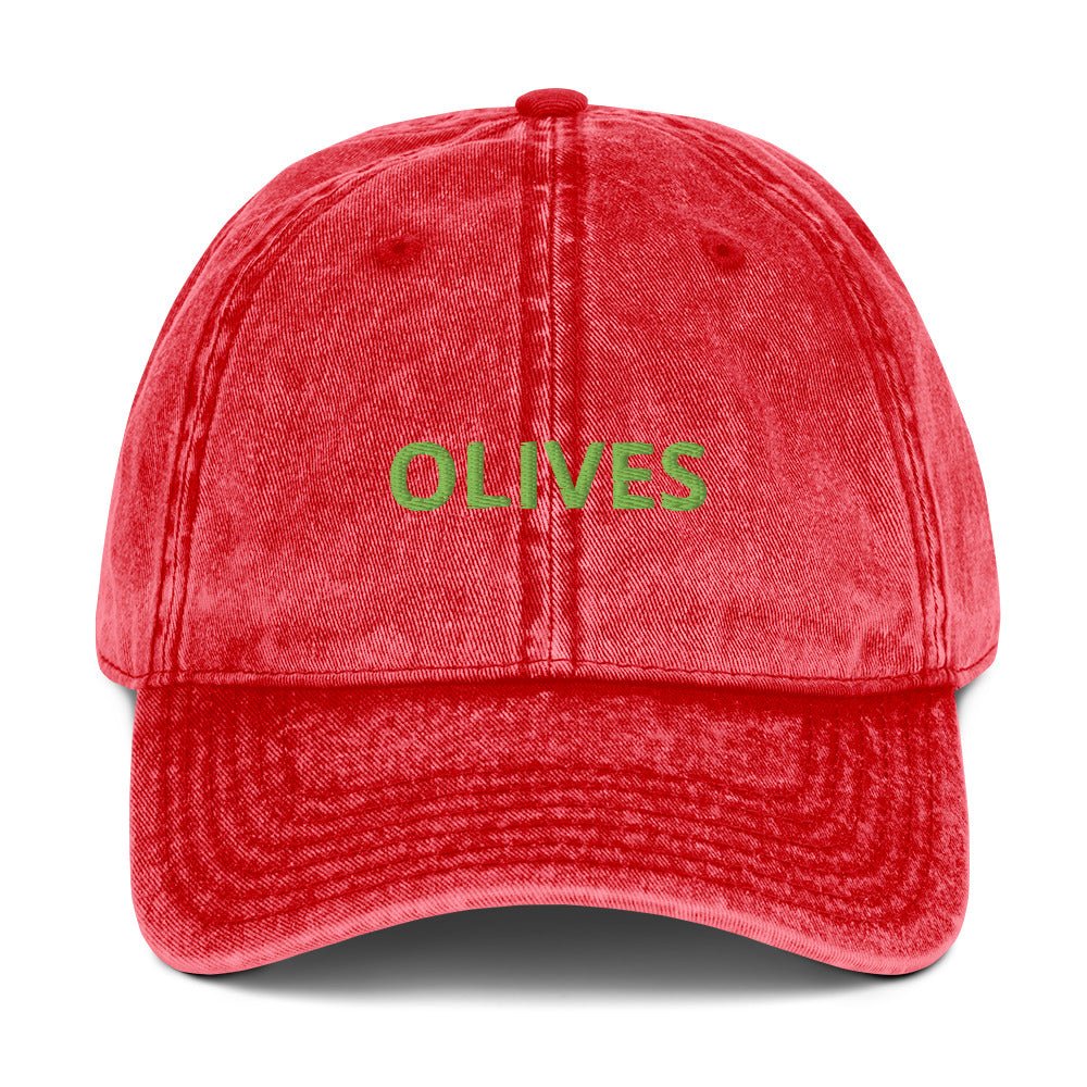 Olives Vintage Dad Hat - ninanush