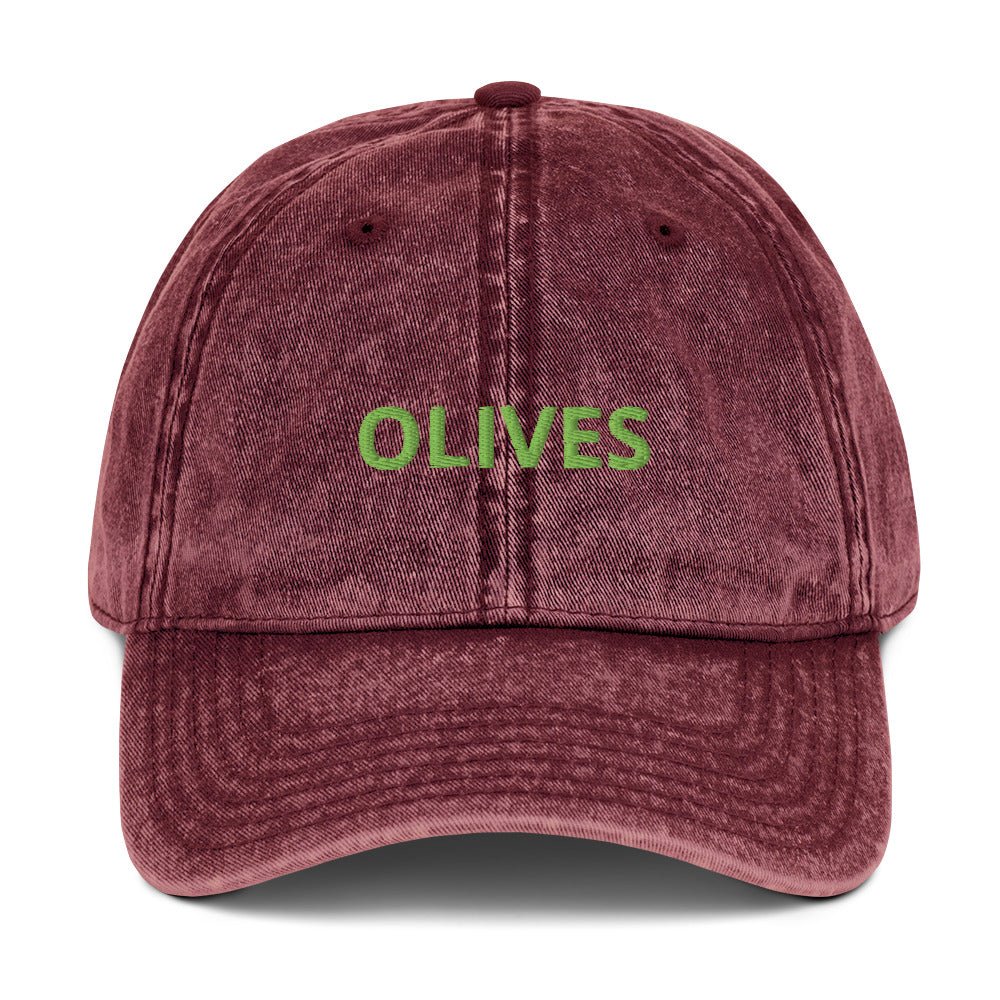 Olives Vintage Dad Hat - ninanush