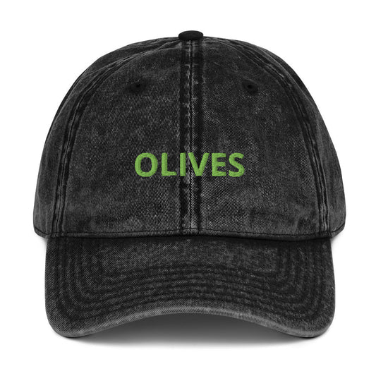 Olives Vintage Dad Hat - ninanush