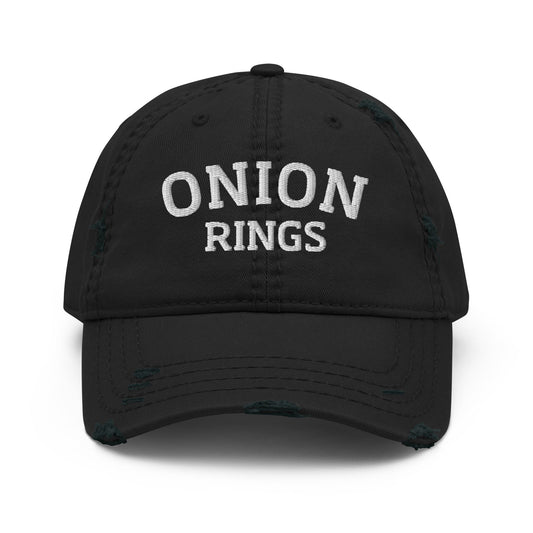 Onion Rings Distressed Dad Hat - ninanush